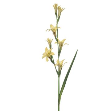 Flor artificial gladiolo GROWEL, amarillo, 105 cm