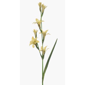 Flor artificial gladiolo GROWEL, amarillo, 105 cm Flor artificial gladiolo GROWEL, amarillo, 105 cm