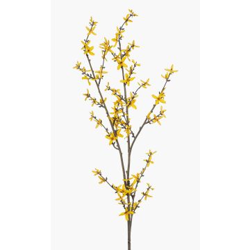 Rama decorativa de forsitia LIXRON con flores, amarilla, 110 cm
