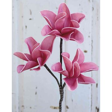 Magnolia artificial VERONA, rosa, 40cm, Ø10-14cm