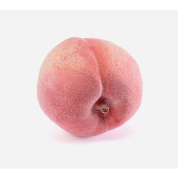 Fruta artificial melocotón JODIE, rojo-amarillo, 8 cm