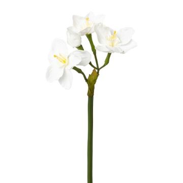 Flor artificial de narciso VLAMOR, blanco, 40 cm