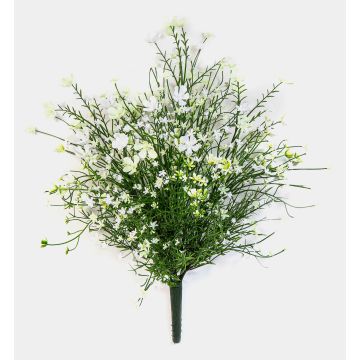 Flor artificial de gypsophila en varilla, crossdoor, crema, 45 cm