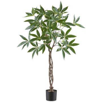 Árbol artificial Pachira WINMA, tronco artificial trenzado, 120 cm