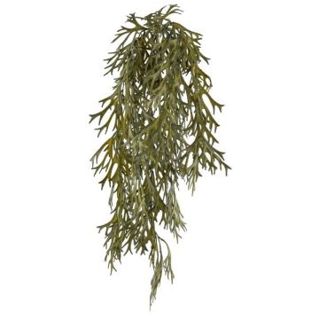 Planta artificial helecho KROHER, colgante, varilla, verde, 75 cm