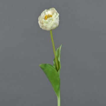 Flor artificial tulipán LURANA, blanco, 55cm, Ø7cm