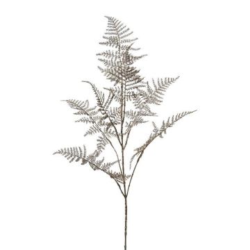 Rama artificial de espárrago Plumosus BLORVI, plata envejecida, 90 cm