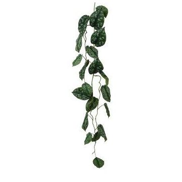 Guirnalda artificial de hiedra moteada JALPO, verde, 125 cm