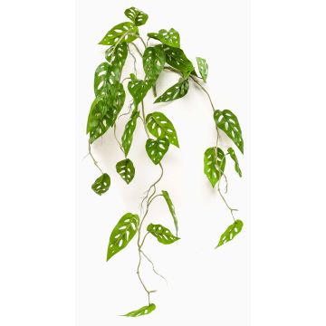 Planta colgante artificial Philodendron monstera adansonii RATLEV en varilla, 90 cm