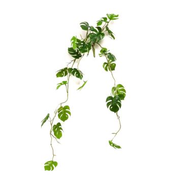 Planta colgante artificial Philodendron monstera deliciosa GRINTO con varilla, 80 cm