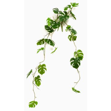 Planta colgante artificial Philodendron monstera deliciosa GRINTO con varilla, 80 cm