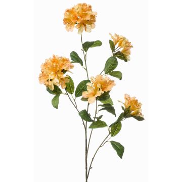 Rama artificial de rododendro MALISSA, naranja claro, 120 cm