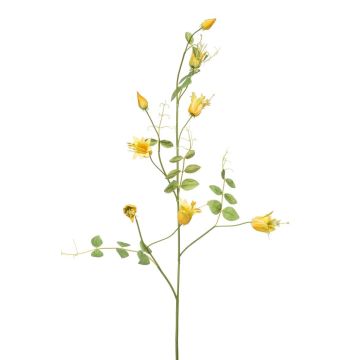 Rama decorativa de clemátide LENOMA, amarilla, 115 cm