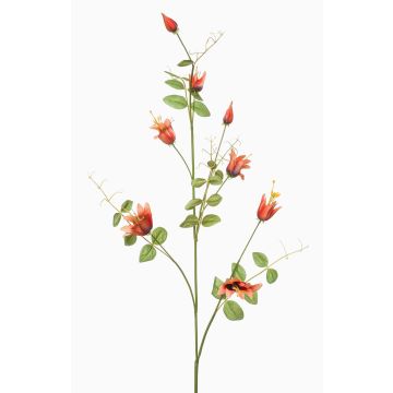 Rama decorativa de clemátide LENOMA, naranja, 115 cm