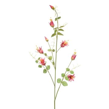 Rama decorativa de clemátide LENOMA, rosa, 115 cm