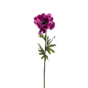 Flor artificial de anémona URASSAYA, violeta, 45 cm
