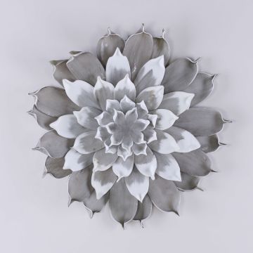 Flor de camelia artificial STEINKA, gris, Ø40cm Flor de camelia artificial STEINKA, gris, Ø40cm