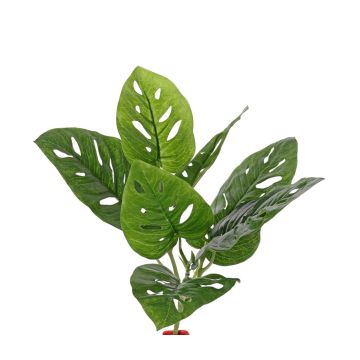 Filodendro Monstera Deliciosa artificial SOANN, en varilla de ajuste, 30cm