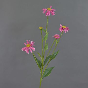 Echinacea artificial BRIANA, rosa, 85cm, Ø8-11cm