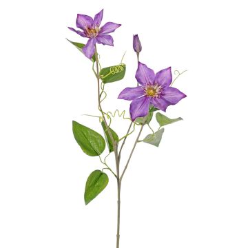 Clematis artificial DORAN, lila, 75cm, Ø11-13cm Clematis artificial DORAN, lila, 75cm, Ø11-13cm
