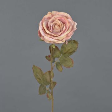 Rosa artificial NAJMA, rosa antigua, 65cm, Ø11cm