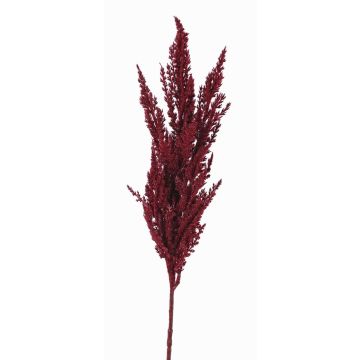 Rama artificial de hierba de la pampa THEMBA, rojo burdeos, 80cm