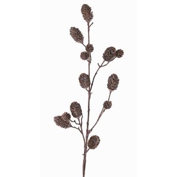 Rama de abeto artificial TEGMEN con piñas de abeto, marrón oscuro, 100cm Rama de abeto artificial TEGMEN con piñas de abeto, marrón oscuro, 100cm
