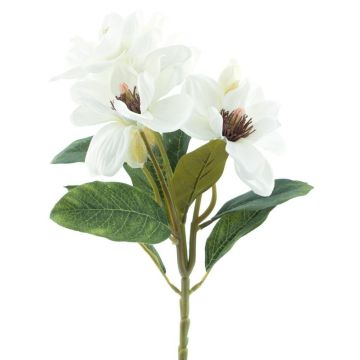 Rama artificial de magnolia DANSA, blanco, 35 cm