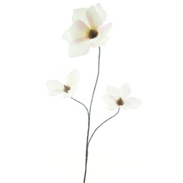 Rama artificial de magnolia MAZANA, blanco-rosa, 80 cm