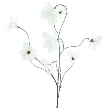 Rama artificial de magnolia MAZANA, crema, 125 cm