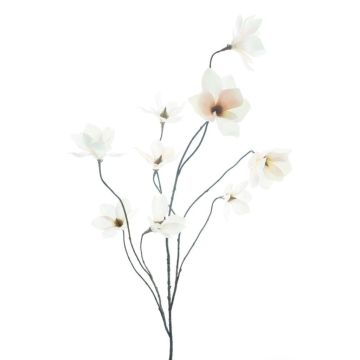 Rama artificial de magnolia MAZANA, blanco-rosa, 125 cm