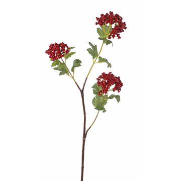 Viburnum artificial BAHULA con frutos, rojo, 80cm