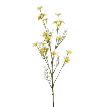 Rama artificial de aquilea PORTICO, amarilla, 75 cm