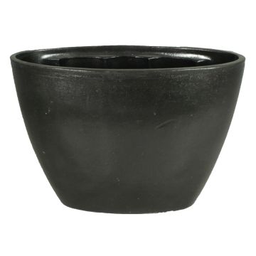 Macetero de cerámica para orquídeas RODISA, ovalado, negra, 32x14,5x22,5cm Macetero de cerámica para orquídeas RODISA, ovalado, negra, 32x14,5x22,5cm