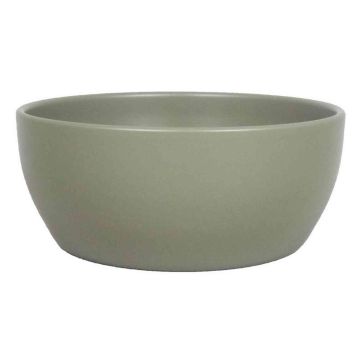 Bol de cerámica TEHERAN BRIDGE, verde oliva mate, 8,5cm, Ø18,5cm Bol de cerámica TEHERAN BRIDGE, verde oliva mate, 8,5cm, Ø18,5cm