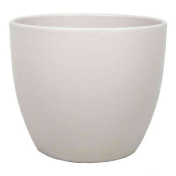 Macetero para plantas de cerámica TEHERAN BASAR, beige-mate, 12cm, Ø13,5cm