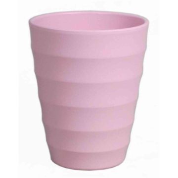 Jardinera de cerámica IZEH para orquídeas, rosa-mate, 17cm, Ø14cm Jardinera de cerámica IZEH para orquídeas, rosa-mate, 17cm, Ø14cm