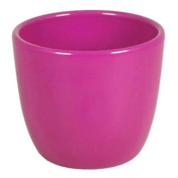 Macetero de cerámica para plantas pequeñas TEHERAN BASAR, fucsia, 6cm, Ø7,5cm