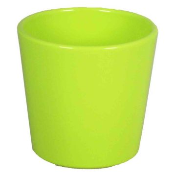 Macetero de cerámica para orquídeas BANEH, verde manzana, 12,5cm, Ø13,5cm Macetero de cerámica para orquídeas BANEH, verde manzana, 12,5cm, Ø13,5cm