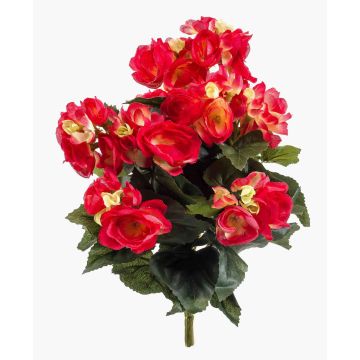 Begonia artificial CATINKA en palo, rosa, 30cm