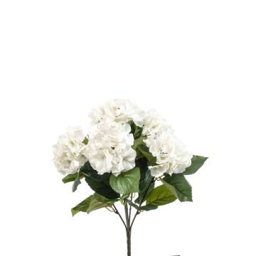 Hortensia artificial JONE en varilla, crema, 40cm