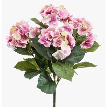 Hortensia artificial JONE en varilla, rosa, 40cm