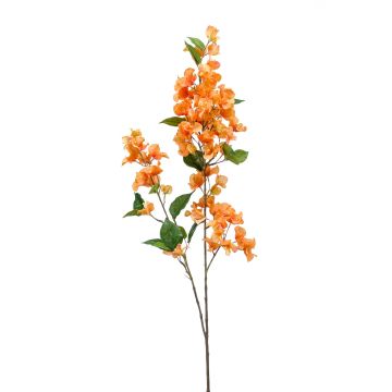 Rama falsa de bougainvillea MONELS con flores, naranja, 115cm