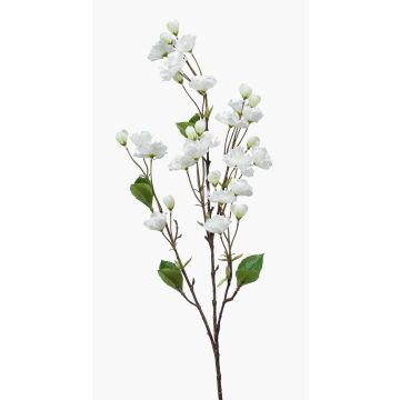 Rama falsa de cerezo de flor japonés AKEMI con flores, blanco, 90cm