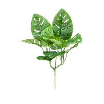 Filodendro monstera deliciosa de plástico BERLANGA, varilla de ajuste, 40cm