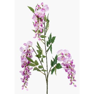 Rama artificial de glicinas ONORATO con flores, lila, 70cm