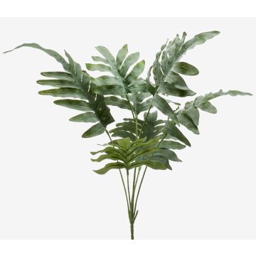 Helecho artificial dorado SCORPI en palo, verde-gris, 65cm