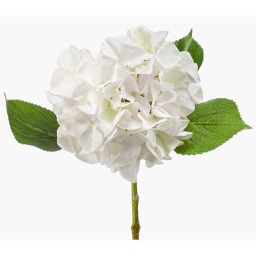 Flor de hortensia textil AMARILDO, blanca, 45cm Flor de hortensia textil AMARILDO, blanca, 45cm
