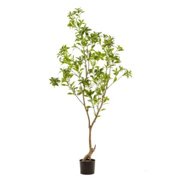 Árbol artificial de té GUSHON, tronco artificial, verde, 185 cm