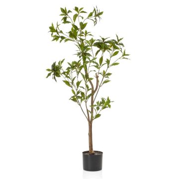 Árbol artificial de té GUSHON, tronco artificial, verde, 120 cm